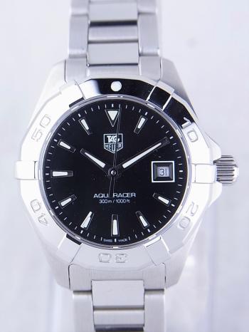 タグホイヤーアクアレーサークオーツレディースブラック文字盤WAY1410.BA0920新品