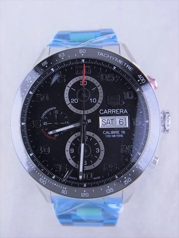 タグホイヤーカレラキャリバー16デイデイトブラック文字盤CV2A1R.BA0799新品