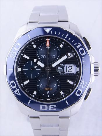 タグホイヤーアクアレーサーキャリバー16ブルー文字盤CAY211B.BA0927新品