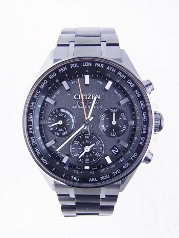 シチズンアテッサエコドライブGPSブラックチタンダブルダイレクトフライトCC4004-58E新品
