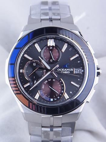 カシオオシアナス薄型マンタ江戸切子限定2000本OCW-S5000D-1AJF新品