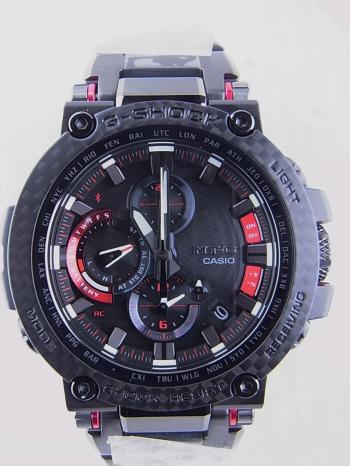 カシオG-SHOCKBluetooth?搭載電波ソーラーカーボンベゼルMTG-B1000XBD-1AJF新品