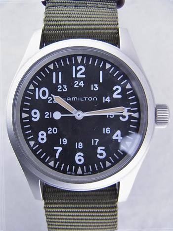 ハミルトンカーキフィールドH69429931中古美品