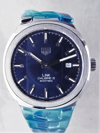 タグホイヤーリンクキャリバー5ブルー文字盤WBC2112.BA0603新品