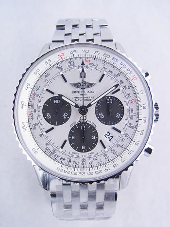 ブライトリングナビタイマー01シルバーグレイ日本限定A022G26NP(AB0120)新品