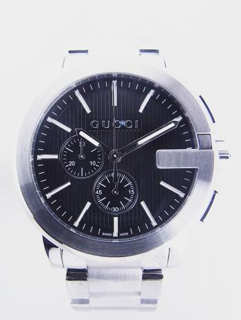 グッチ Gクロノグラフ ブラック クオーツYA101204新品