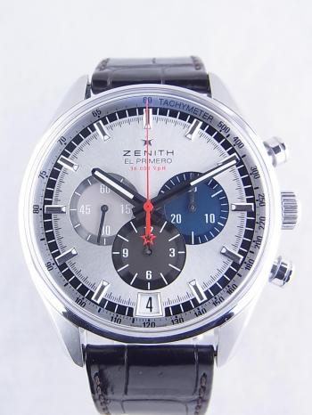 ゼニスエルプリメロ36000VPHシルバー文字盤03.2040.400/69.C494新品仕上げ済