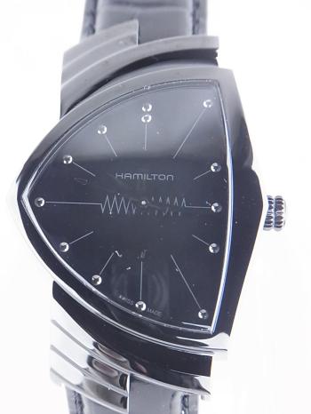 ハミルトン ベンチュラ フルブラック クオーツH24401731新品