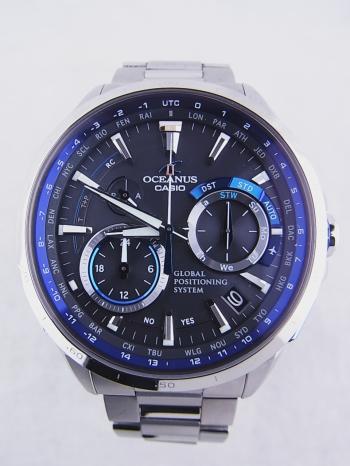 カシオ オシアナス フルメタル GPSハイブリッド電波ソーラー OCW-G1000-1AJF中古