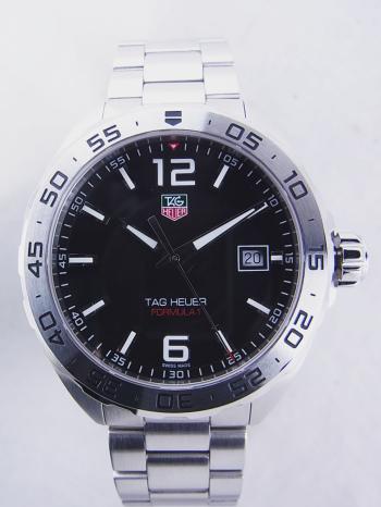 タグホイヤー フォーミュラ1 クオーツ ブラック文字盤WAZ1112.BA0875新品仕上げ済