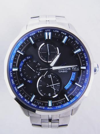 カシオ オシアナス マンタ ブラック文字盤OCW-S3000-1AJF中古