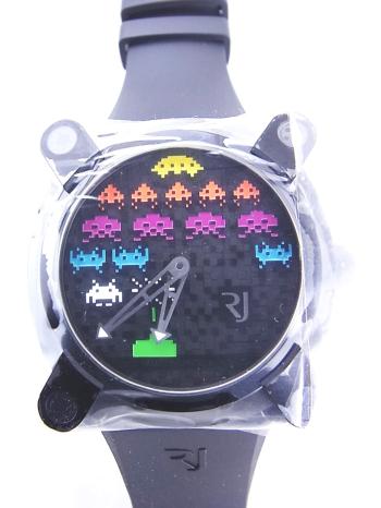 ロマンジェローム スペースインベーダー 40mm 限定78本RJ.M.AU.IN.021.03新品