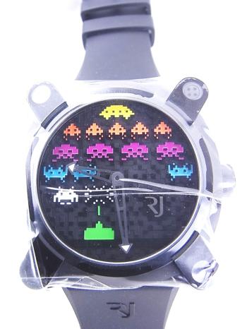 ロマンジェローム スペースインベーダー 40mm 限定78本RJ.M.AU.IN.021.03新品
