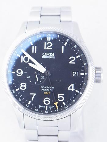 オリス ビッククラウン プロパイロット GMT 01 748 7710 4164-07 8 22 19新品仕上げ済