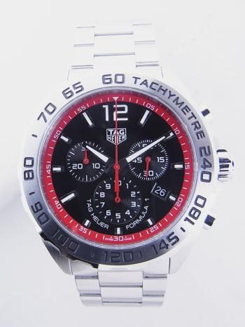 タグホイヤー フォーミュラ1 クロノグラフ クオーツ 赤黒CAZ101Y.BA0842新品