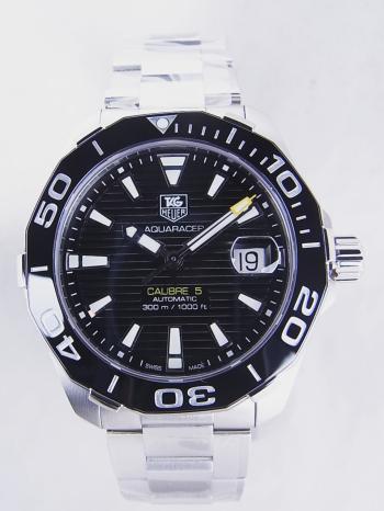タグホイヤー アクアレーサー キャリバー5 ブラック文字盤WAY211A.BA0928新品