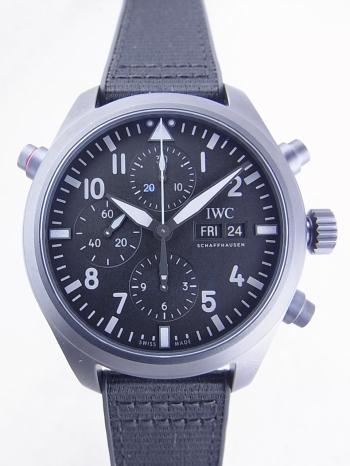 IWC パイロットウォッチ ダブルクロノグラフ トップガン セラタニウムIW371815未使用