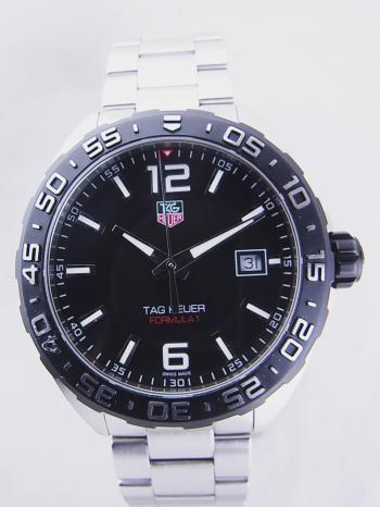 タグホイヤー フォーミュラ1 クオーツ ブラック文字盤WAZ1110.BA0875新品仕上げ済