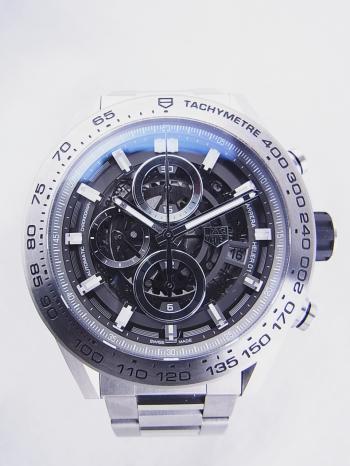 タグホイヤー カレラ ホイヤー01 グレーファントム チタニウムCAR2A8A.BF0707中古