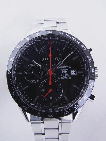 タグホイヤー カレラ レーシング クロノグラフ ブラック文字盤CV2014.BA0794新品仕上げ済
