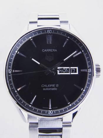 タグホイヤー カレラ デイデイト キャリバー5 ブラック文字盤WAR201A.BA0723新品