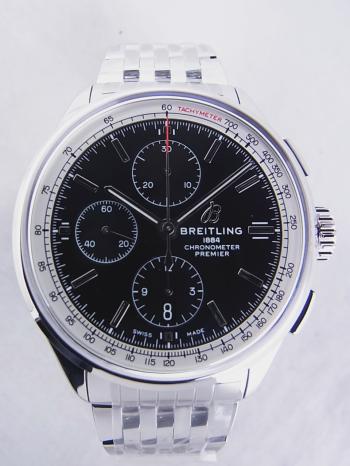 ブライトリング プレミエ B13 クロノグラフ 42 ブラック文字盤A13315351B1A1(A13315)新品