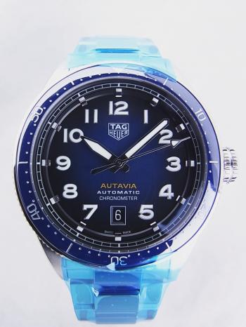 タグホイヤー オータヴィアス モーキーブルー キャリバー5 クロノメーターWBE5116.EB0173新品