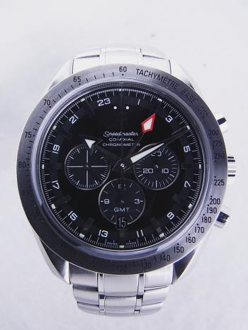オメガ スピードマスター ブロードアロー GMT 3581.50.00中古美品