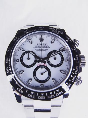 ロレックス コスモグラフ デイトナ ホワイト文字盤116500LN中古美品
