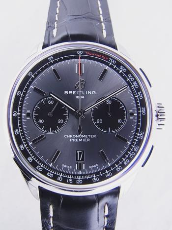 ブライトリング プレミエB01 クロノグラフ 42 グレー文字盤AB0118221B1P2(AB0118)新品