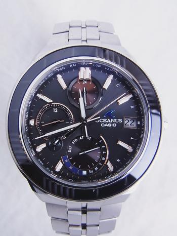 カシオ オシアナス マンタ 江戸切子 限定2000本 OCW-S5000D-1AJF中古美品