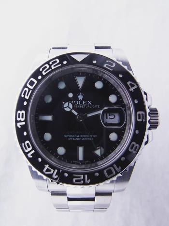 ロレックス　GMTマスターⅠ　デイト　ブラックダイアル　116710LN中古美品