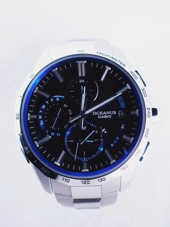 カシオ オシアナス マンタ タフソーラー チタン OCW-S4000-1AJF中古