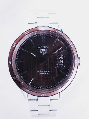 タグホイヤー カレラ オートマチック キャリバー5 ブラウン文字盤WV211N.BA0787新品仕上げ済