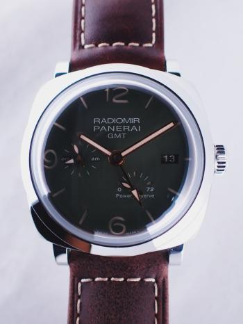 パネライ ラジオミール 1940 GMT グリーン文字盤 PAM00999 中古美品