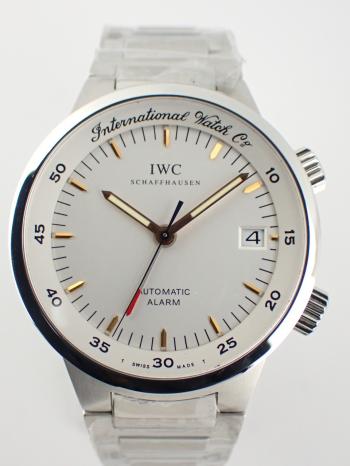 IWC 希少 GSTアラーム JL製ムーブメント ホワイト文字盤 IW353702 新品仕上げ済