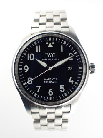 IWC パイロットウォッチ マーク18 ブラック文字盤 IW327015 新品仕上げ済
