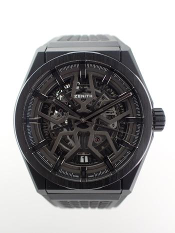 ゼニス デファイ クラシック ブラックセラミック 49.9000.670/77.R782 中古美品