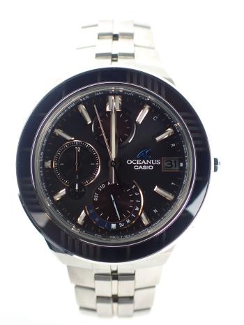 カシオ オシアナス マンタ 電波ソーラー 琥珀被千筋 数量限定 OCW-S5000D-1AJF 中古