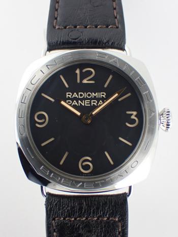 パネライ ラジオミール 3デイズ 世界限定1000本 アッチャイオ 47mm ブラック文字盤 PAM00685 新品仕上げ済