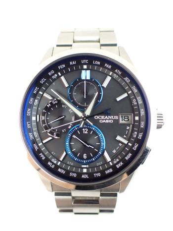 カシオ オシアナス クラシックライン 電波ソーラー チタンモデル OCW-T2600-1AJF 中古