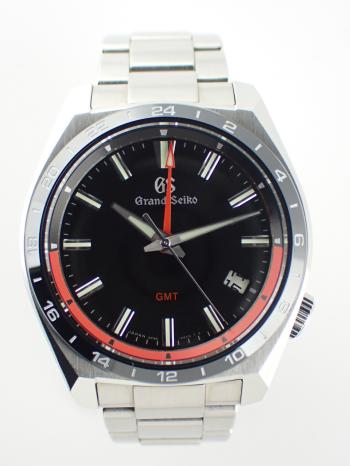 グランドセイコー 9Fクォーツ GMT ブラック文字盤 SBGN019(9F86-0AJ0) 中古美品