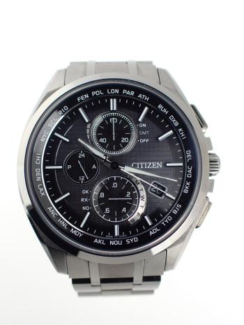 シチズン アテッサ エコドライブ ブラックチタン AT8044-56E(H804-T019731) 中古