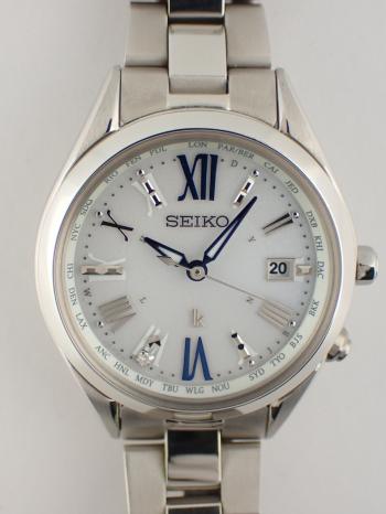 セイコー ルキア ソーラー電波 チタンモデル SSQV053(1B35-0AA0) 中古