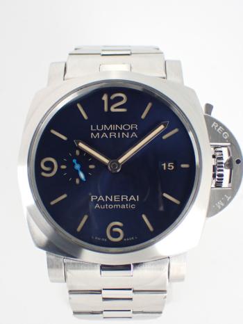 パネライ ルミノールマリーナ V番 ブルー文字盤 PAM01058 新品仕上げ済