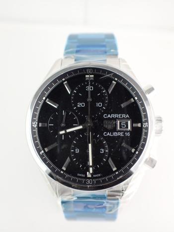 タグホイヤー カレラ キャリバー16 クロノグラフ ブラック文字盤 CBK2110.BA0715 新品