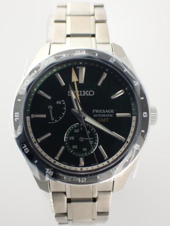 セイコー プレサージュ GMT シャープエッジドシリーズSARF003(6R64-00C0)新品