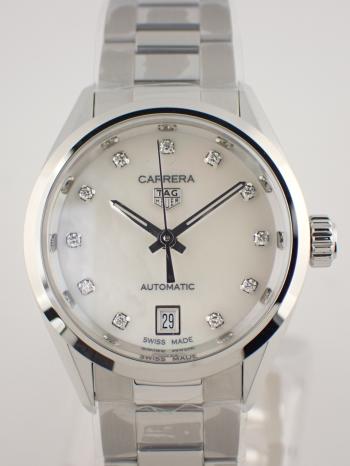 タグホイヤー カレラ キャリバー9 ダイヤ レディース WBN2412.BA0621 新品