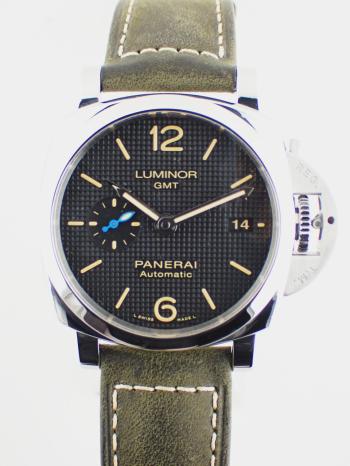 パネライ ルミノール V番 1950 3Days GMT PAM01535 新品仕上げ済