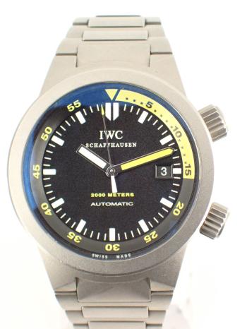 IWC アクアタイマー オートマチック2000 ブラック文字盤 メンズ IW353803 中古